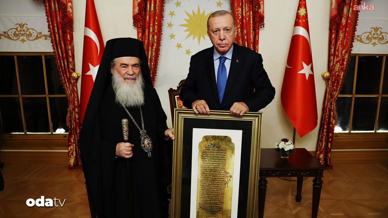 cumhurbaskani erdogan kudus patrigi ile gorustu WLUtZf3Z