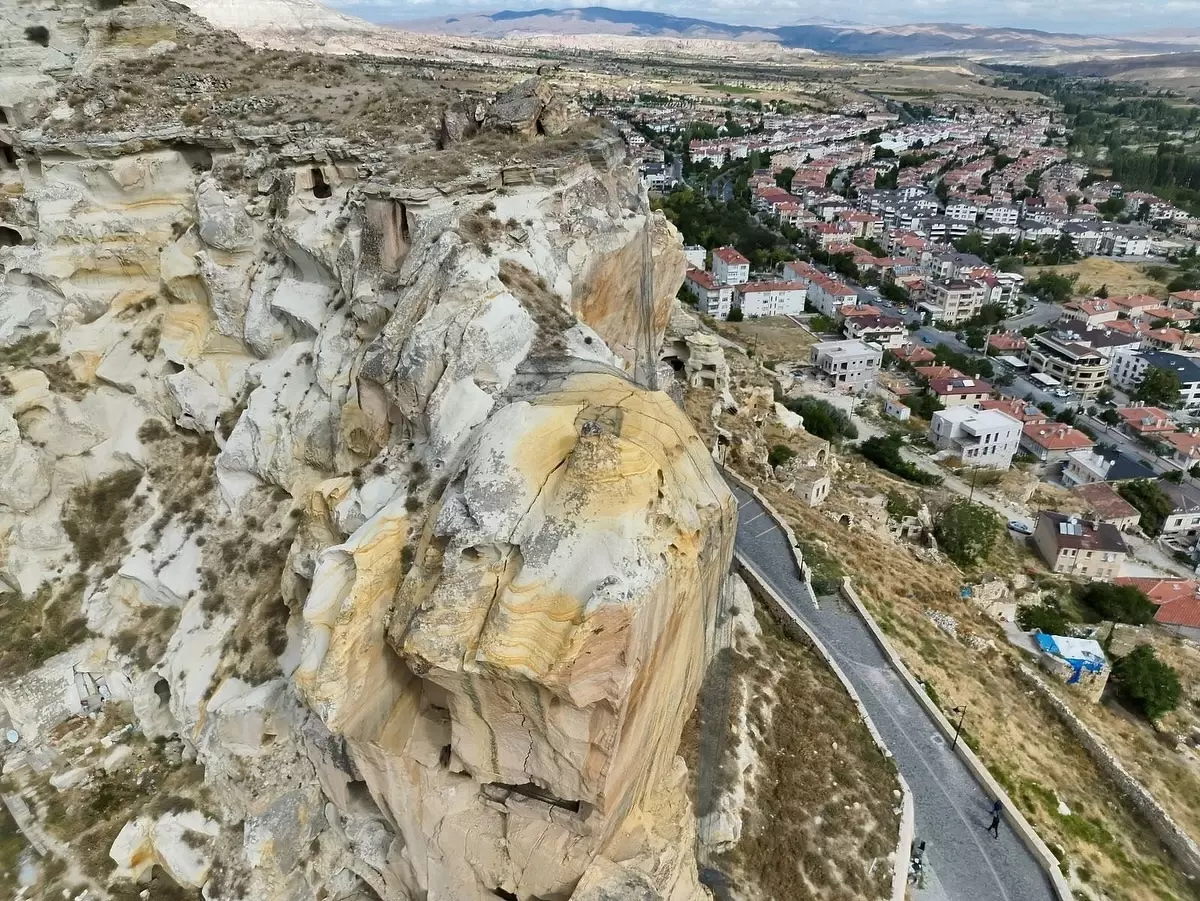 kapadokyada kaya dusmesi 3 ev tahliye edildi nmYM1MI2