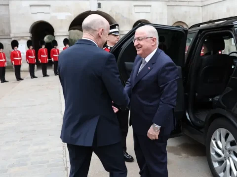 Milli Savunma Bakanı Yaşar Güler, Londra’da Birleşik Krallık Savunma Bakanı John Healey ile Bir Araya Geldi